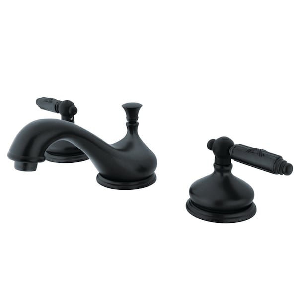 KS1160GL 8" Widespread Bathroom Faucet, Matte Black